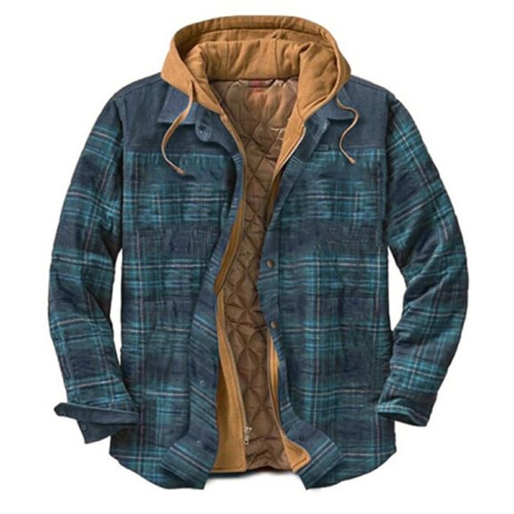 Flannel Hooded Jacket