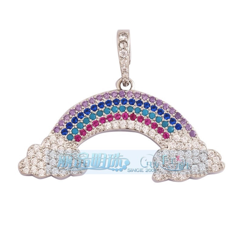 1 Piece 15 * 21mm 18 * 23mm 9*16mm Copper Zircon Sun Star Lightning Pendant Jewelry Accessories