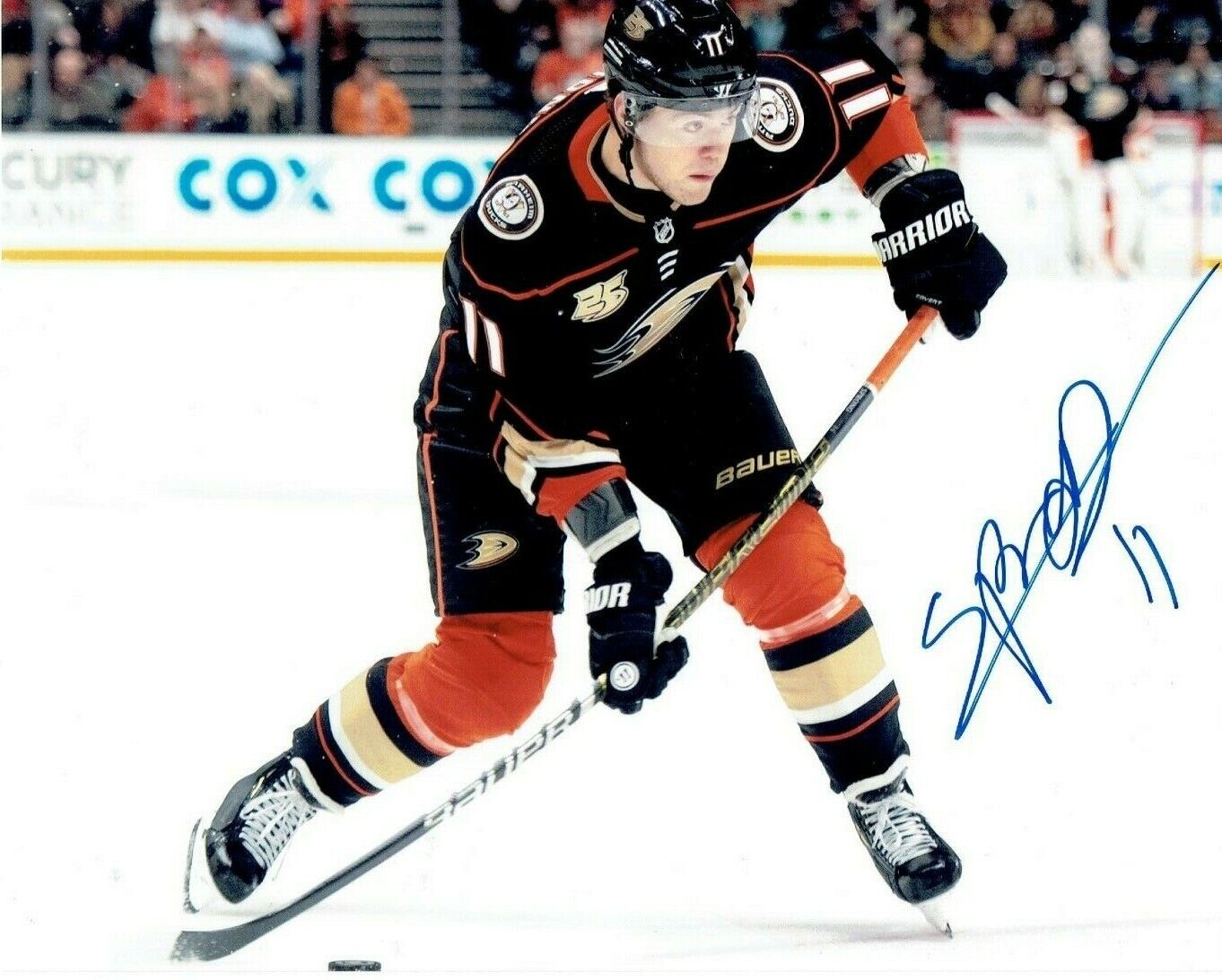 DANIEL SPRONG autographed SIGNED ANAHEIM DUCKS 8X10 Photo Poster painting