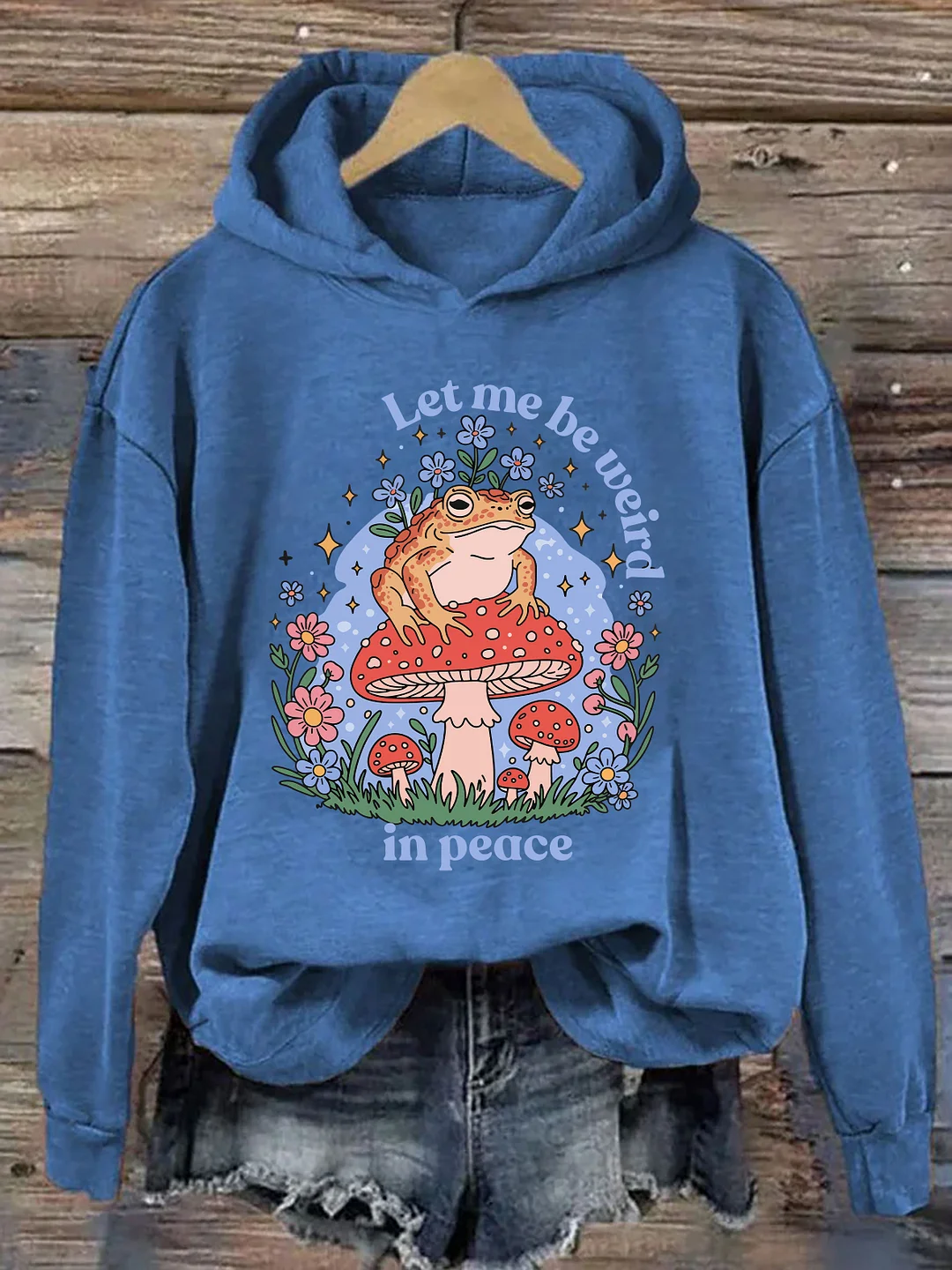 Let Me Be Weird Frog Hoodie
