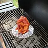 Removable BBQ Rack Replacement Spikes Vertical Meat Chicken Skewer Grill Holder