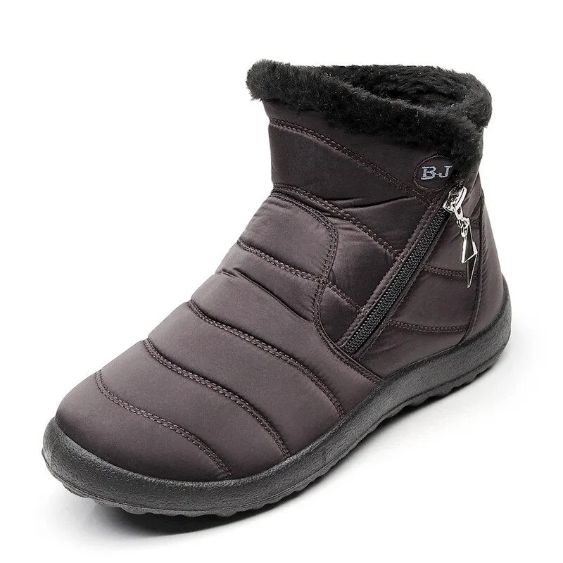 Plus Size 43 Women Boots Waterproof Snow Boots Female Thick Plush Winter Boots Women Warm Ankle Botas Mujer Winter Shoes Woman