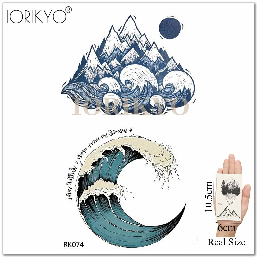 Mandala Henna Flower Fake Tattoo Arm Body Stickers Women Arm Temporary Tattoo Girls Ankle Lace Fake Tatoo Round Black Moon