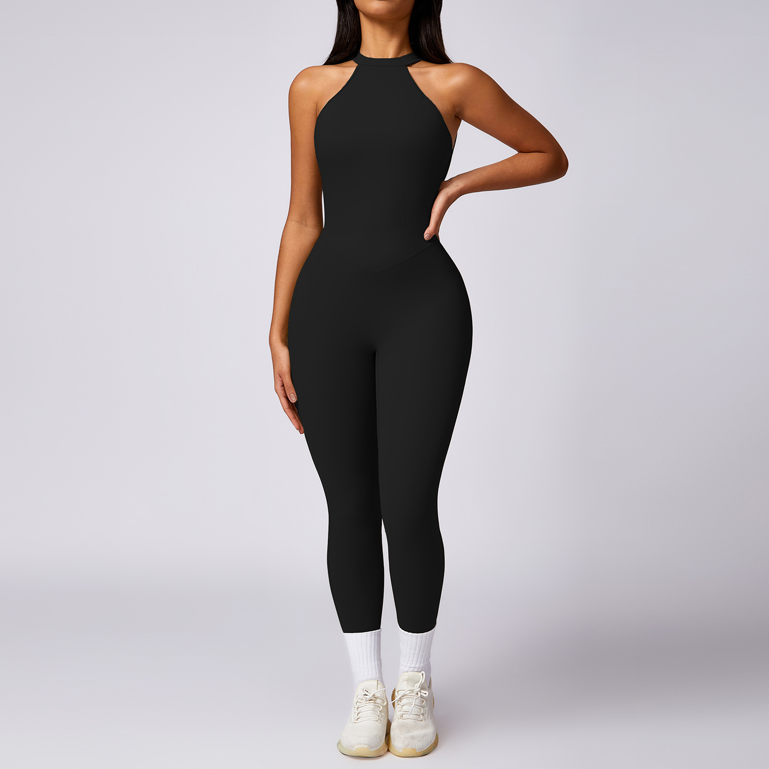 Lidudu Romper Backless Set Workout Jumpsuit Fitness Bodysuit Siamese Sportswear Women Tracksuit Gym Clothes One-piece Playsuit Yoga Set