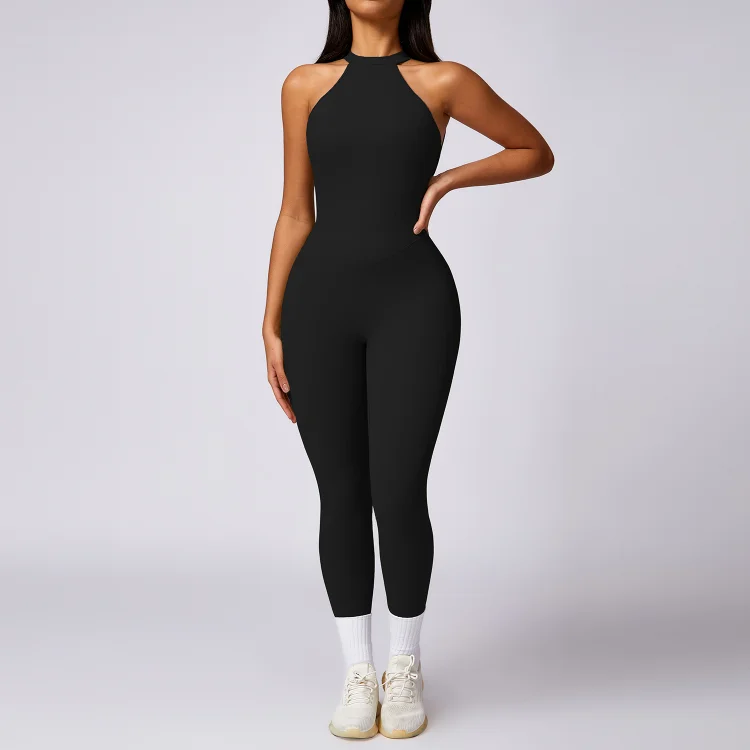 PASUXI New Arrival Women Yoga One Piece Jumpsuit Quick Drying Plus Size Tight Sexy Running Fitness Romper huanwei