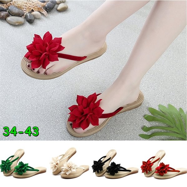 Women's Summer Fashion Sexy Flat Shoes Casual Slippers Sandals Slip On Slides Beach Flip Flops Sandals - Shop Trendy Women's Fashion | TeeYours