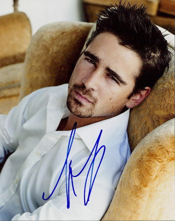 Colin Farrell signed 8x10 Photo Poster painting in-person