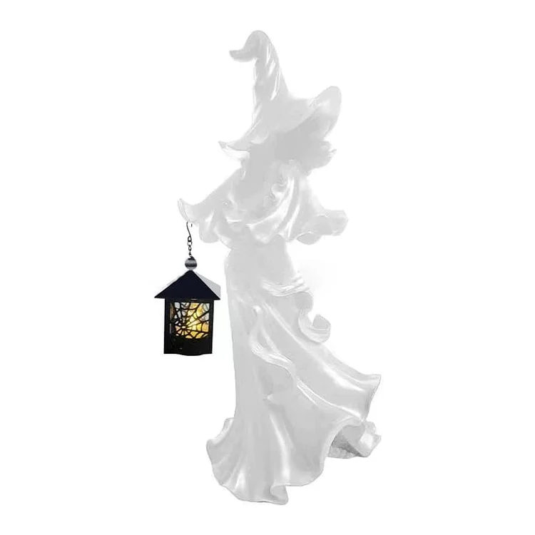 🎃Witch With Lantern Decoration👻