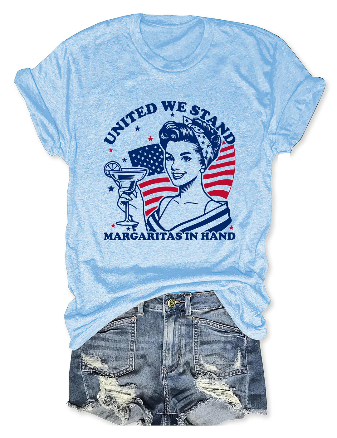 United We Stand Margaritas In Hand T-shirt