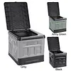 Folding Collapsible Toilet for Adults & Kids Emergency Toilet with Lid & Reusable for Camping Travel Outdoor Car RV & Emergency Use