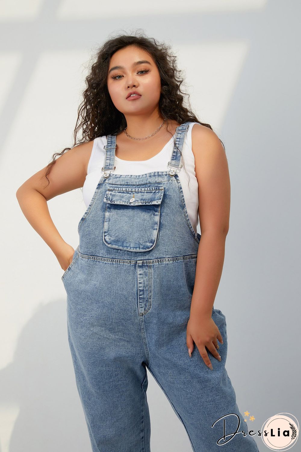 Blue Denim Dungarees P10253