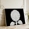 DIY Pearl Painting Sunflower for Home Wall Decor with Frame(20x30cm)