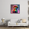 (40*40cm)DIY Round Partial AB Drill Diamond Painting - Colourful Bear