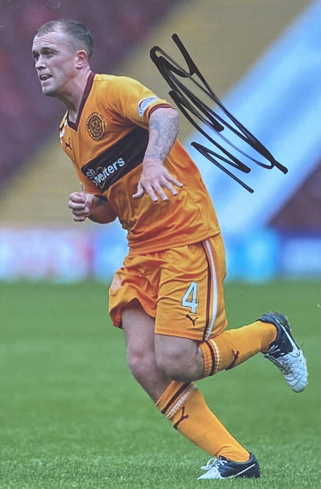 Josh Law Genuine Hand Signed Motherwell 6X4 Photo Poster painting