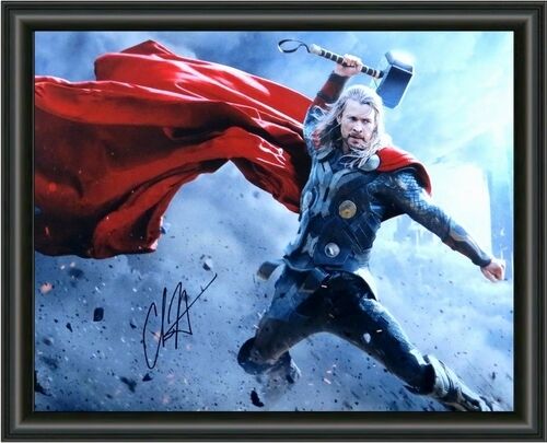 THOR - Chris Hemsworth - The Dark World Signed A4 Photo Poster painting Poster -  POSTAGE