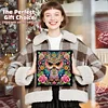 Umgebene Mandala-Eule, speziell geformte 5D-DIY-Teilbohrer, Diamanten, Punkte, Edelsteinkunst-Kits mit Rahmen, Diamanten, Gem&auml;lde, Edelsteinkunst 29x2