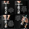 Corkscrew Wine Opener, Labor Saving Wine Bottle Opener, Rustproof Multifunctional Corks Bottle Opener for Party, Birthday