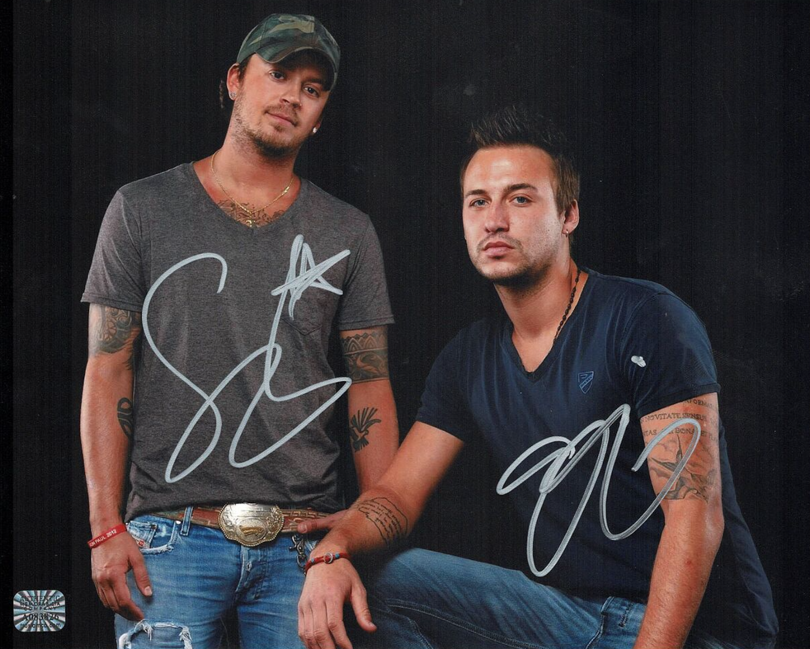 Love and Theft band signed autographed 8x10 Photo Poster painting! AMCo Authenticated! 4946