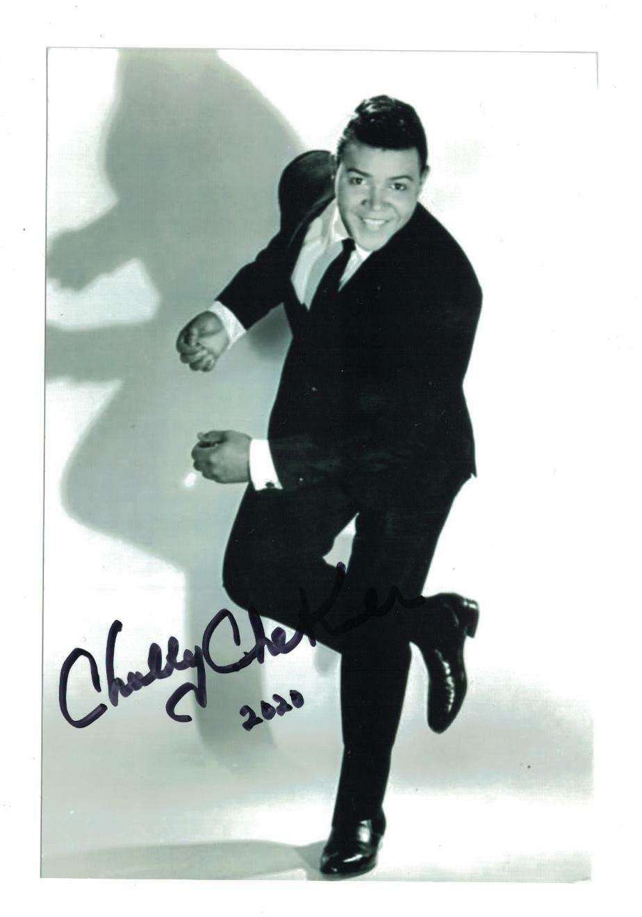 Chubby Checker Signed Autographed 4 x 6 Photo Poster painting Singer Dancer B