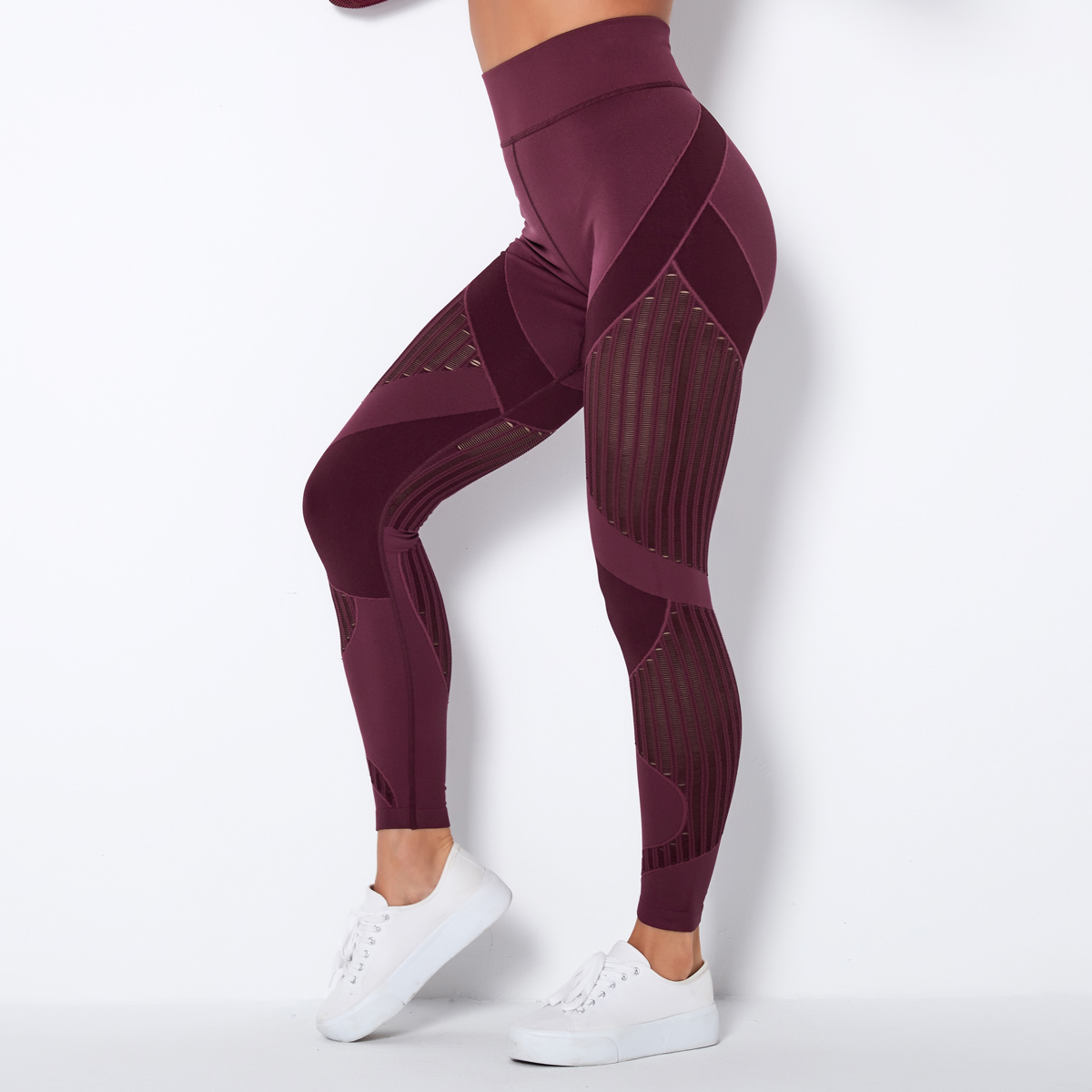 red and black tie dye leggings details