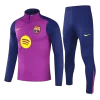 Barcelona 1/4 Zip Tracksuit 2025/26 Purple