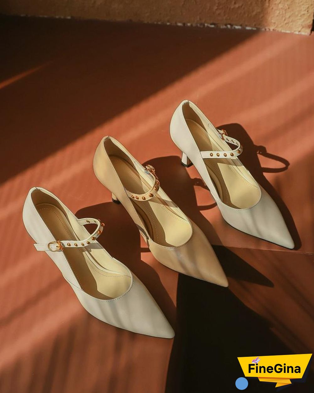 Solid Pointed-toe Shallow Mouth High Heels