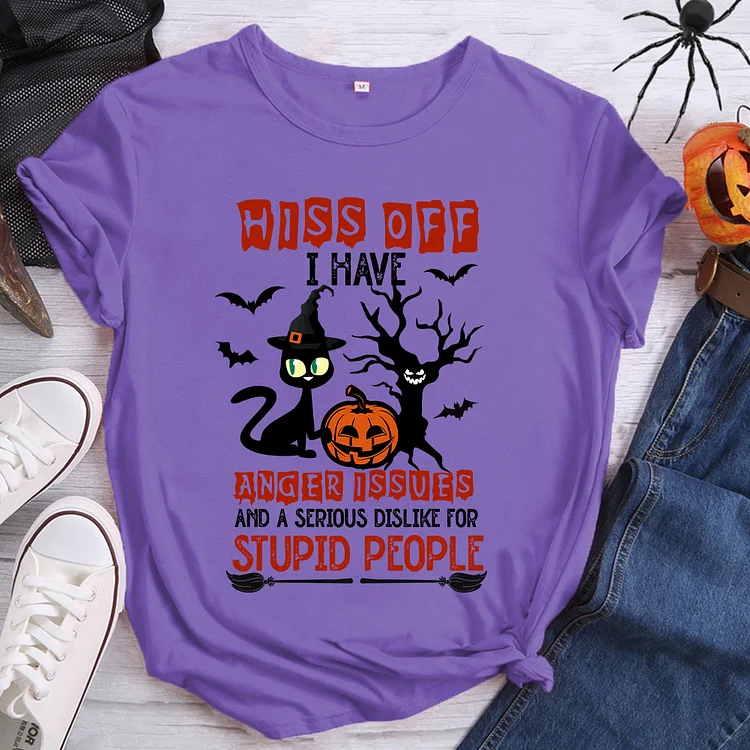 Hiss Off I Have Anger Issues T-shirt- BSTCAH1027