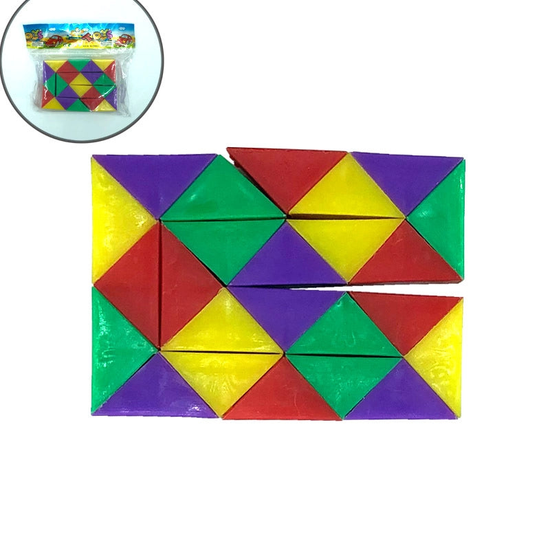 Fashion Children’s Educational Transformation Magic Snake Folding Cube Capsule Twist Toy
