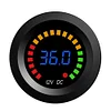 LED Digital Color Display Voltmeter Volt Panel Meter for 12V Car Motorcycle
