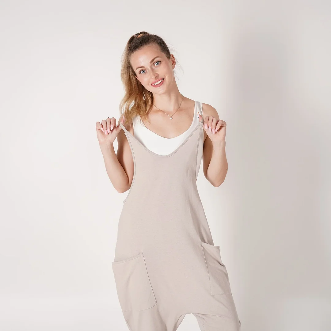 Wide Leg Jumpsuit (Buy 2 Free Shipping)