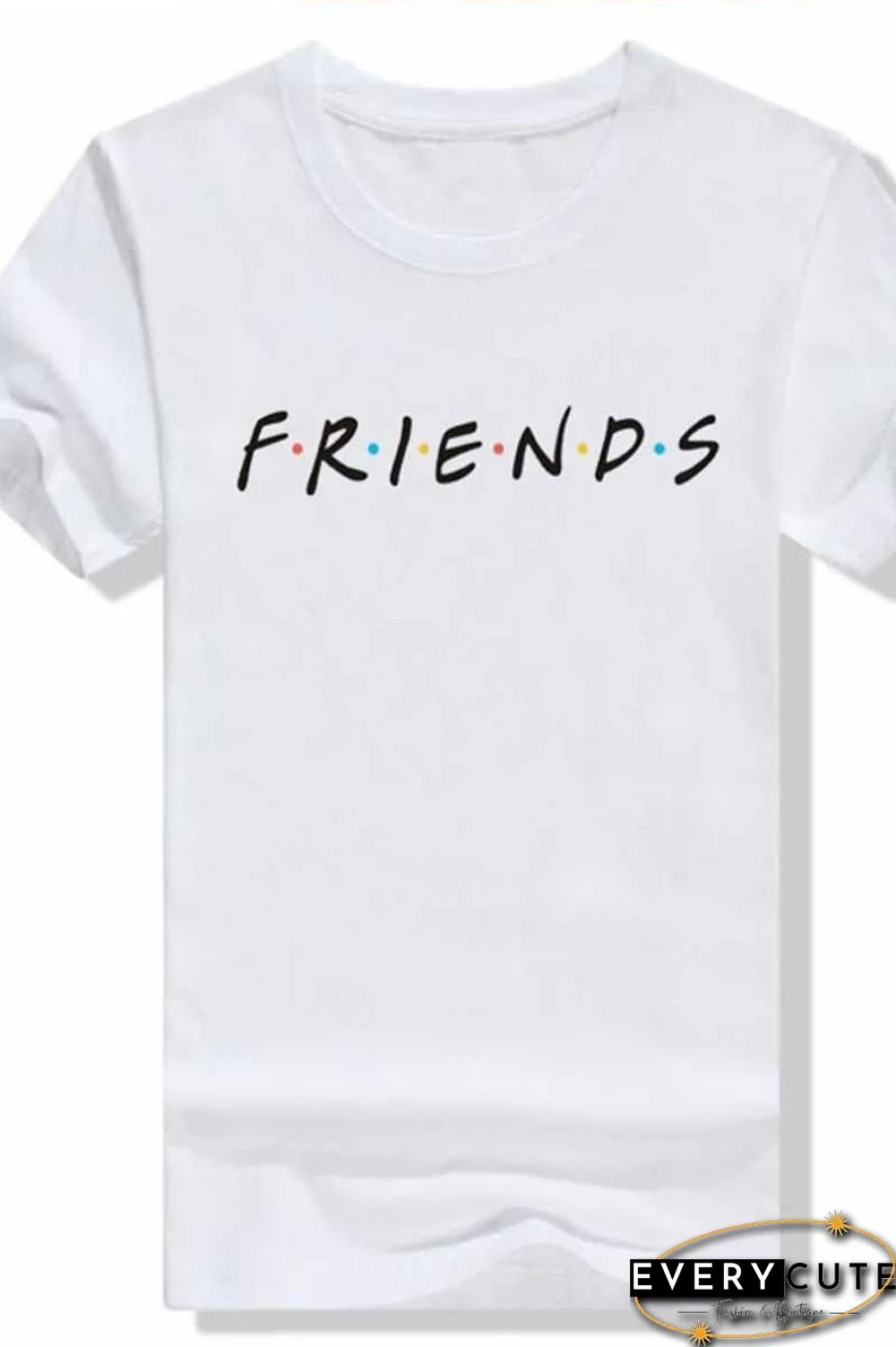 Letter Print Loose T-shirt