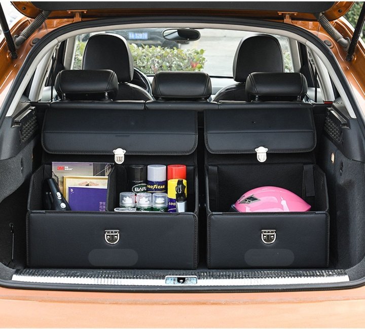 Car Leather Storage Box With Exclusive Logo