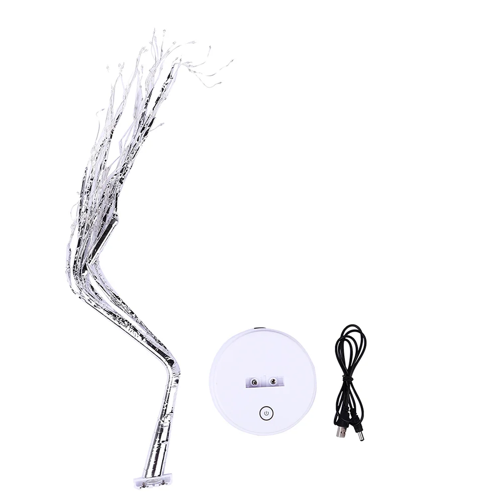 108 LED Touch Night Light Christmas Tree Copper Wire Fairy Lamp Cool White