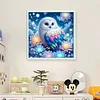 (Counted/Stamped)Flower Owl-11CT Cross Stitch 40*40cm/15.75*15.75in