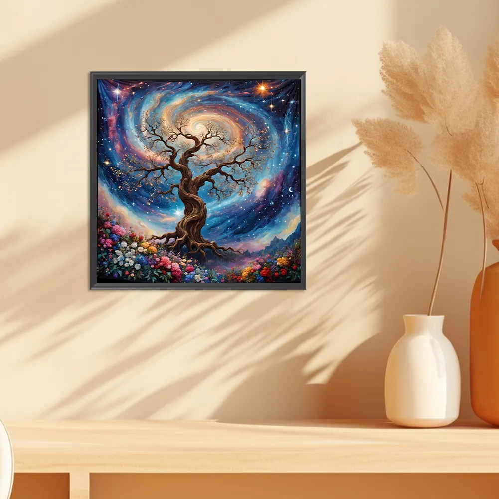 Diamond Painting - Full Square Drill - Tree(Canvas|45*45cm)