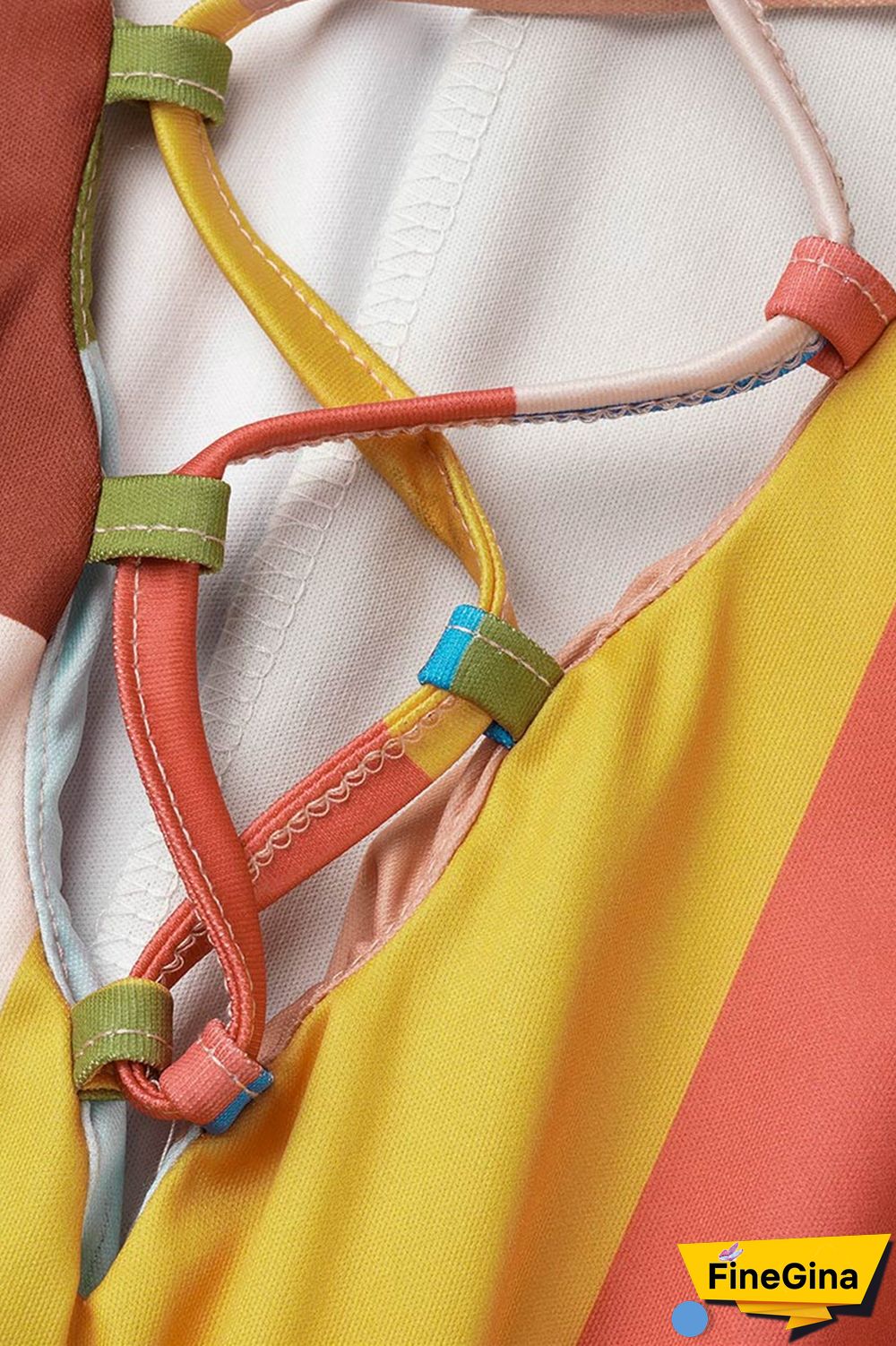 Apricot Sexy Casual Print Bandage Printing V Neck Wrapped Skirt Dresses