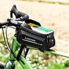 Bicycle Phone Front Frame Bag Waterproof Bike Phone Mount Pouch Bike Accessories