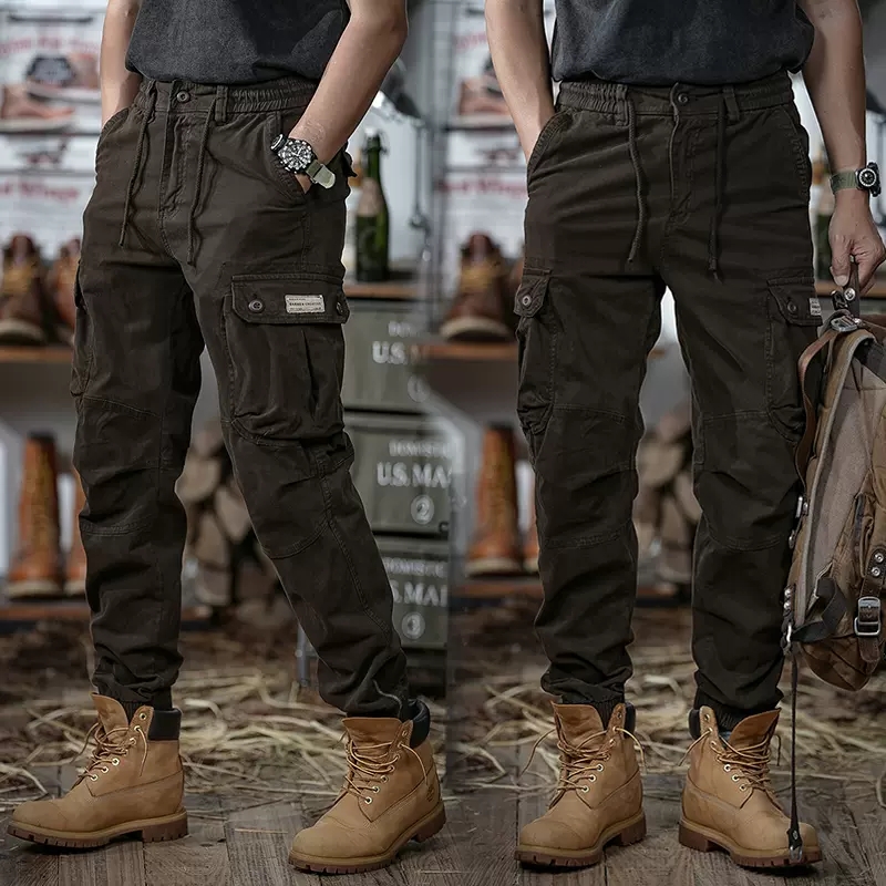 Plus Size American-style Vintage Cargo Pants DANRRIO.COM DANRRIO