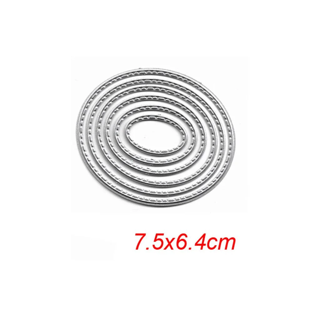 Metal Cutting Dies Curves Border Frames Square DIY Scrapbooking Card Album Making Embossing Punch Craft Diecuts New 2019