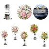 5Pcs Kreuz Blume Shake Auto - 5d DIY Handwerk Ornament