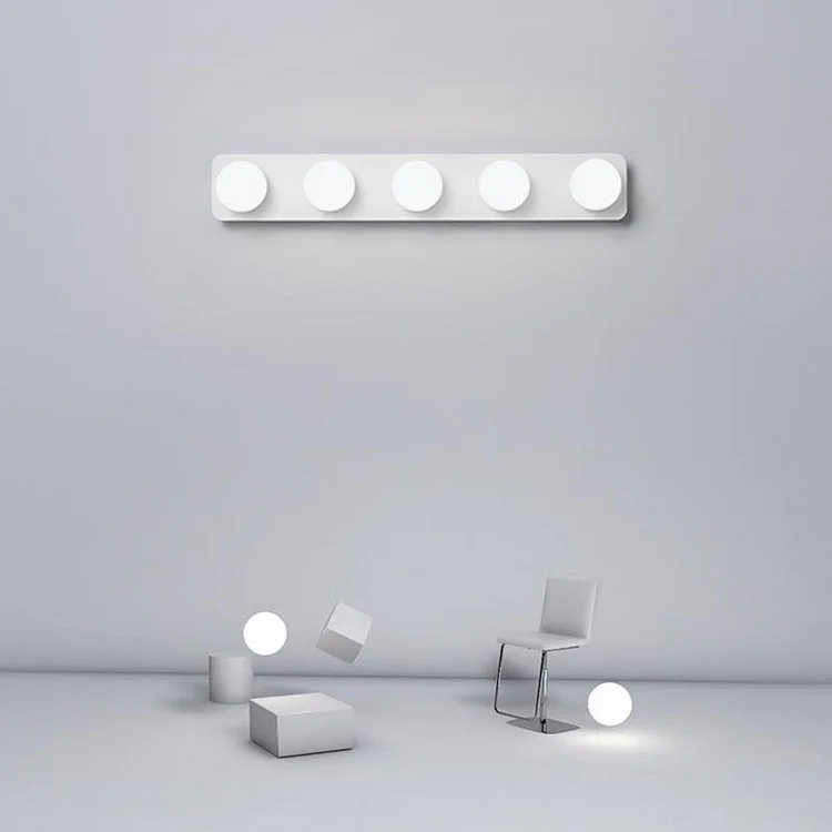 LED Wall Sconces with 5 Heads Small Spherical Adjustable Spotlight - Appledas