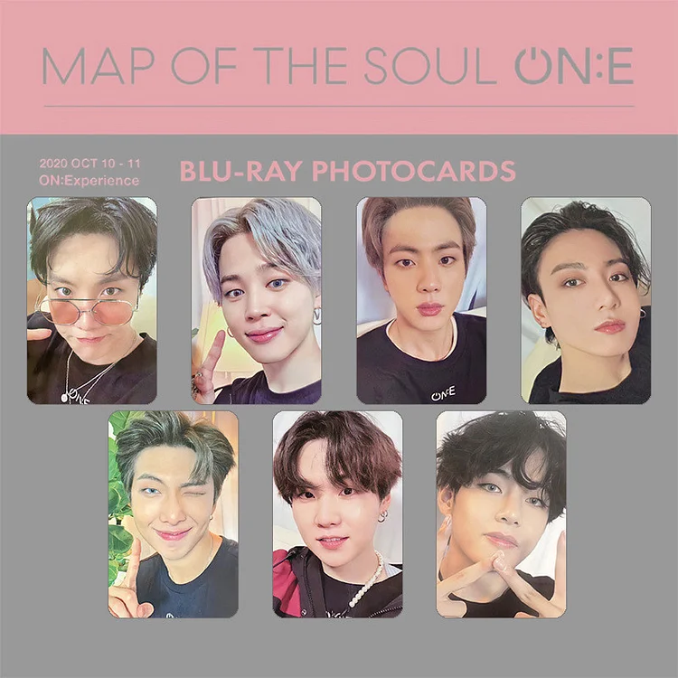 BTS Map Of The Soul ON:E BLU-RAY Photo Card