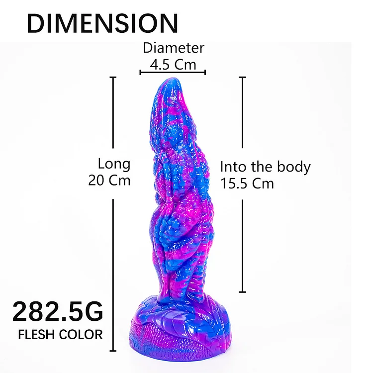 Alien Dual Color Dildo Simulation Manual Dildo Adult Sex Toy Masturbator