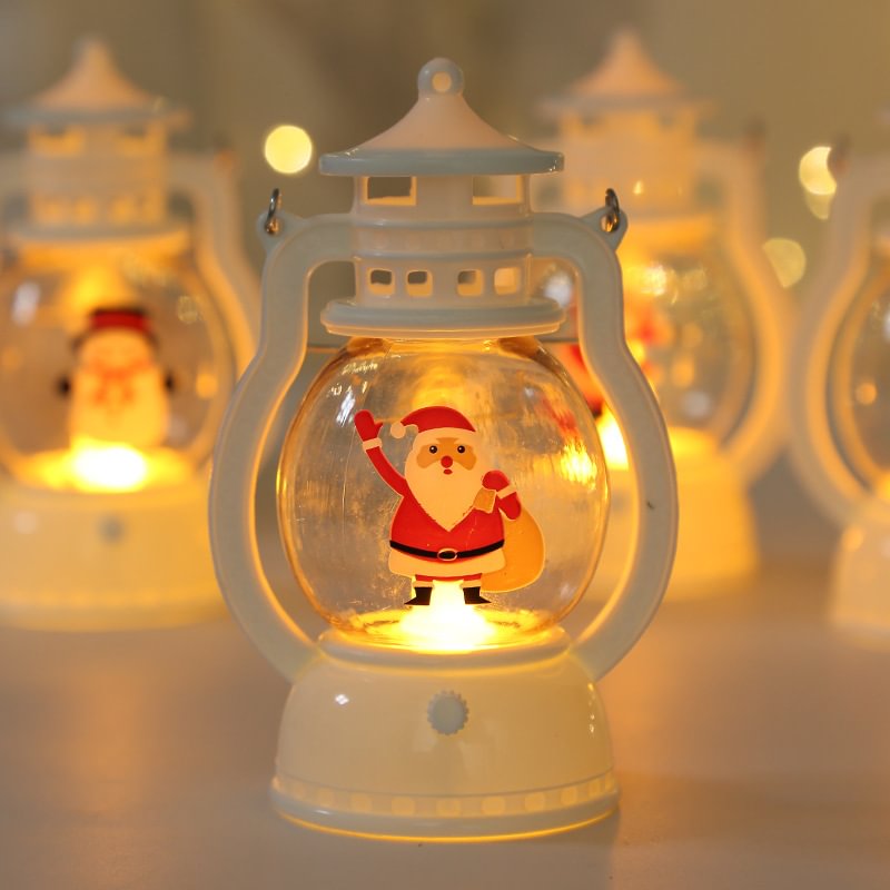 Christmas portable small oil lamp Led light Christmas Decorations