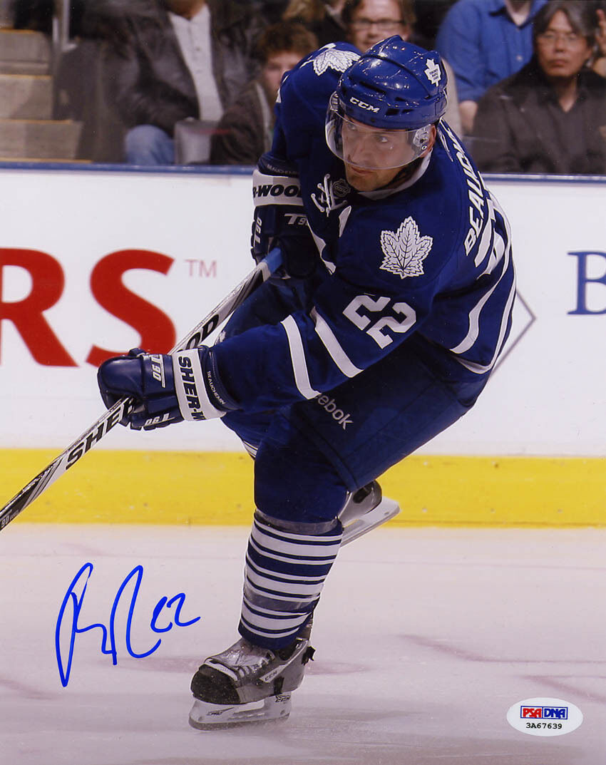 Francois Beauchemin SIGNED 8x10 Photo Poster painting Maple Leafs ITP PSA/DNA AUTOGRAPHED