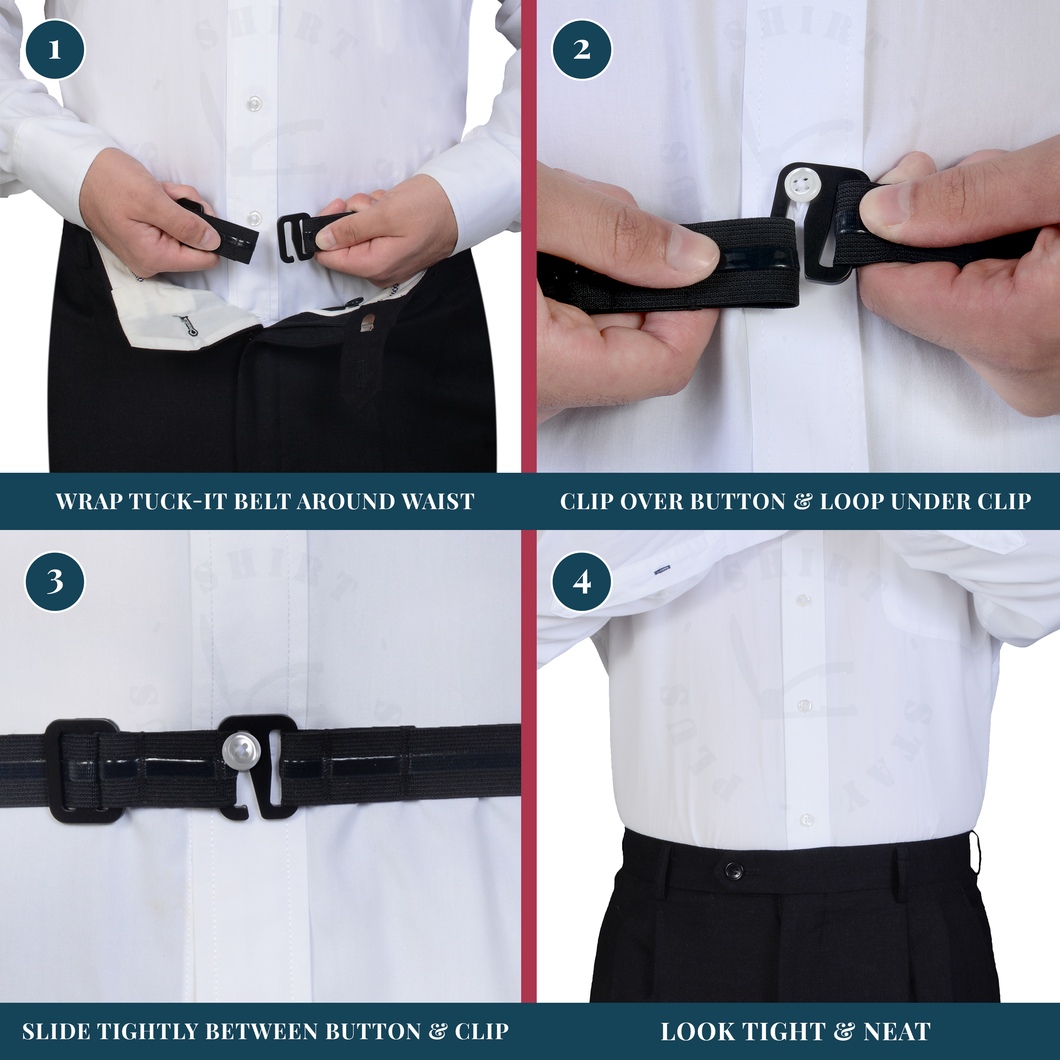 Invisible magic shirt non-slip belt