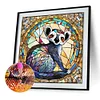 Diamond Painting-DIY Full Round Drill Stained Glass Lemur