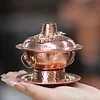 Handmade Pure Copper Mini Copper Hot Pot Crafts Creative Decorations