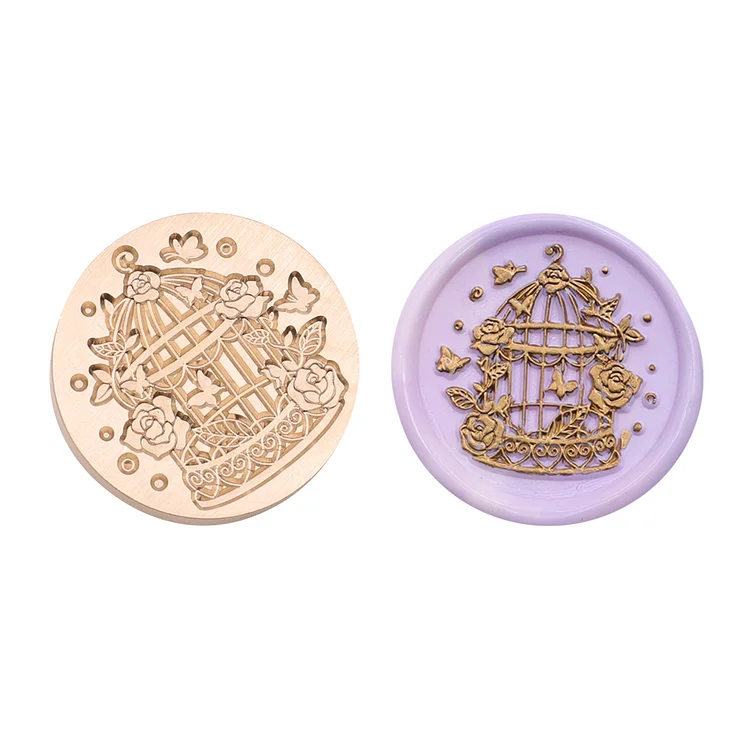 Diy Fire Lacquer Round Sealing Wax Stamp Head 25Mm gbfke