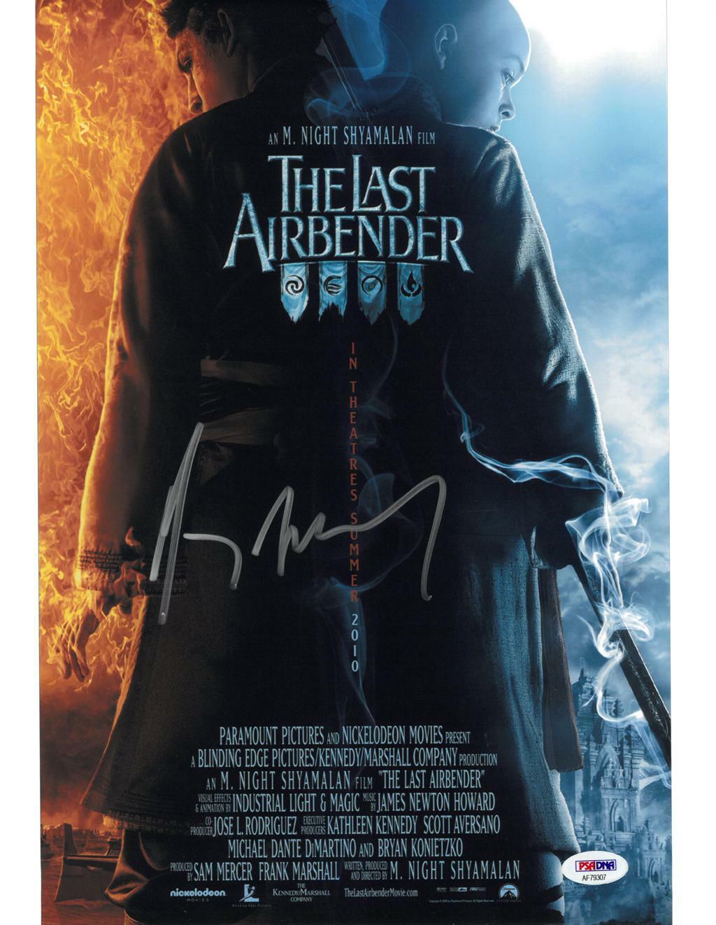 M. Night Shyamalan Signed The Last Airbender Auto 11x14 Photo Poster painting PSA/DNA #AF79307